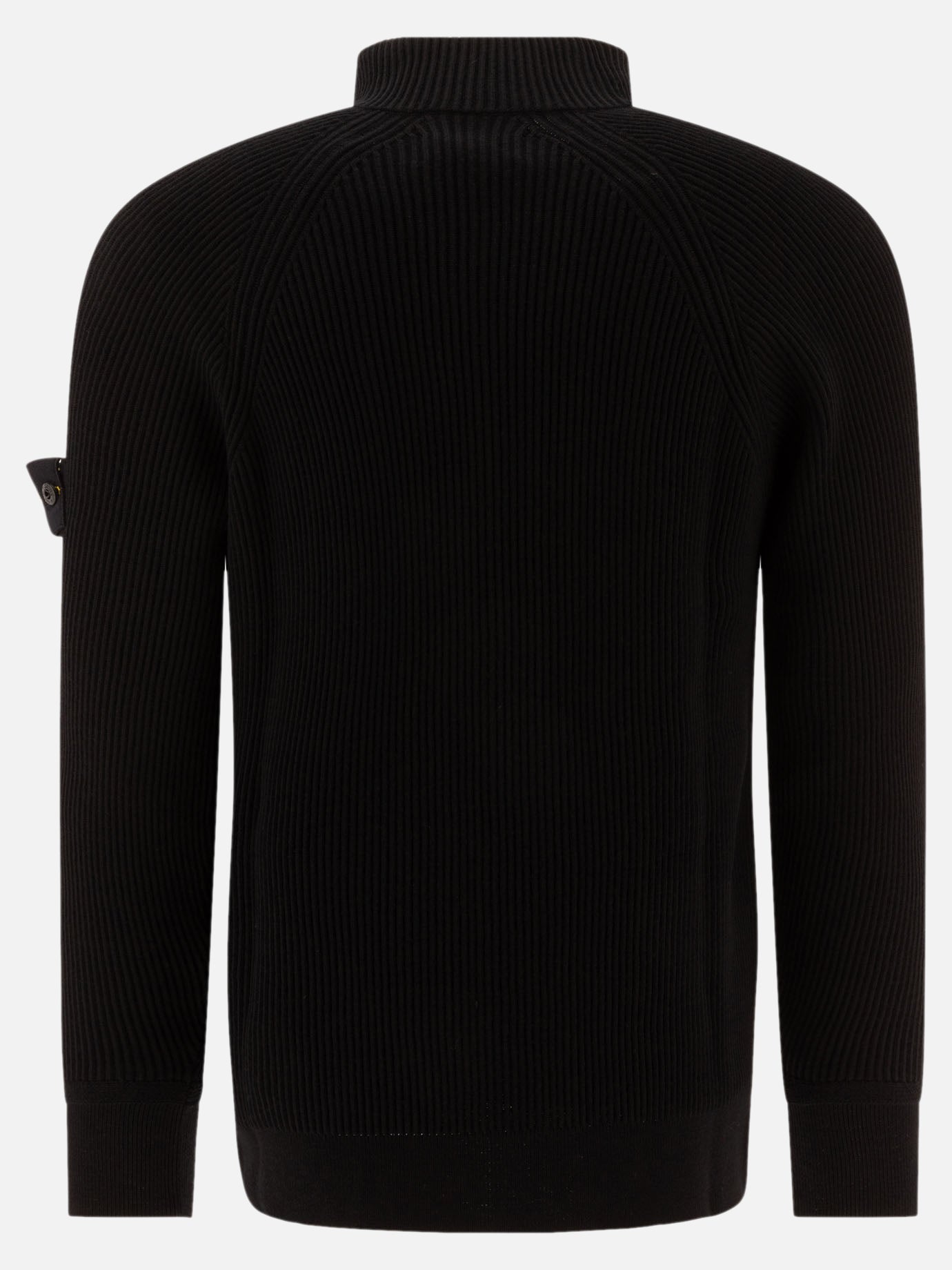 Zipped sweaters Solid colour  Black - Stone Island Men | PDP | VIETTI Online Store | thumbnail_2