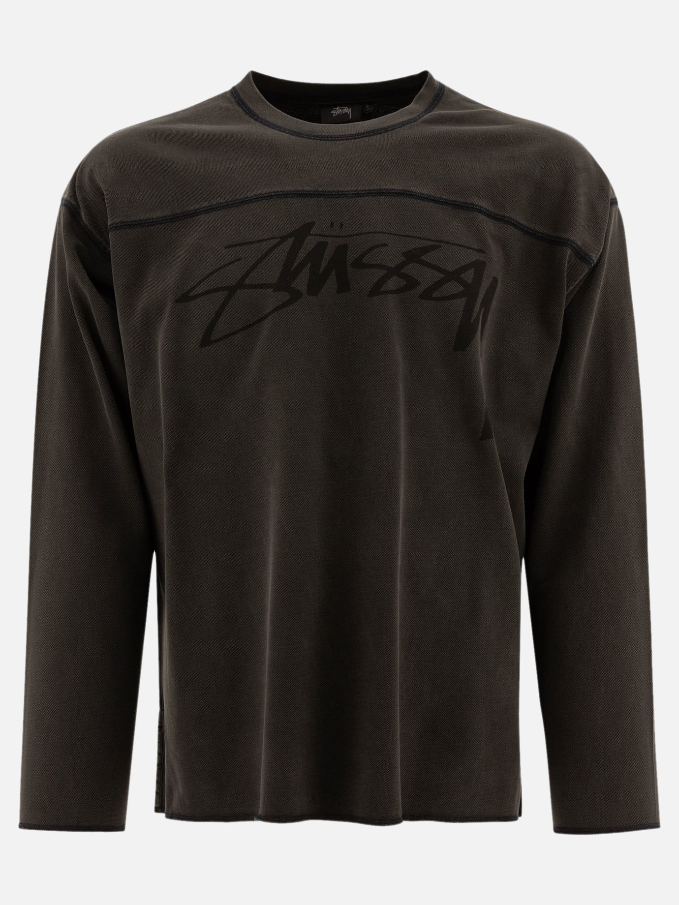 Stüssy "Football Crew" t-shirt Grey