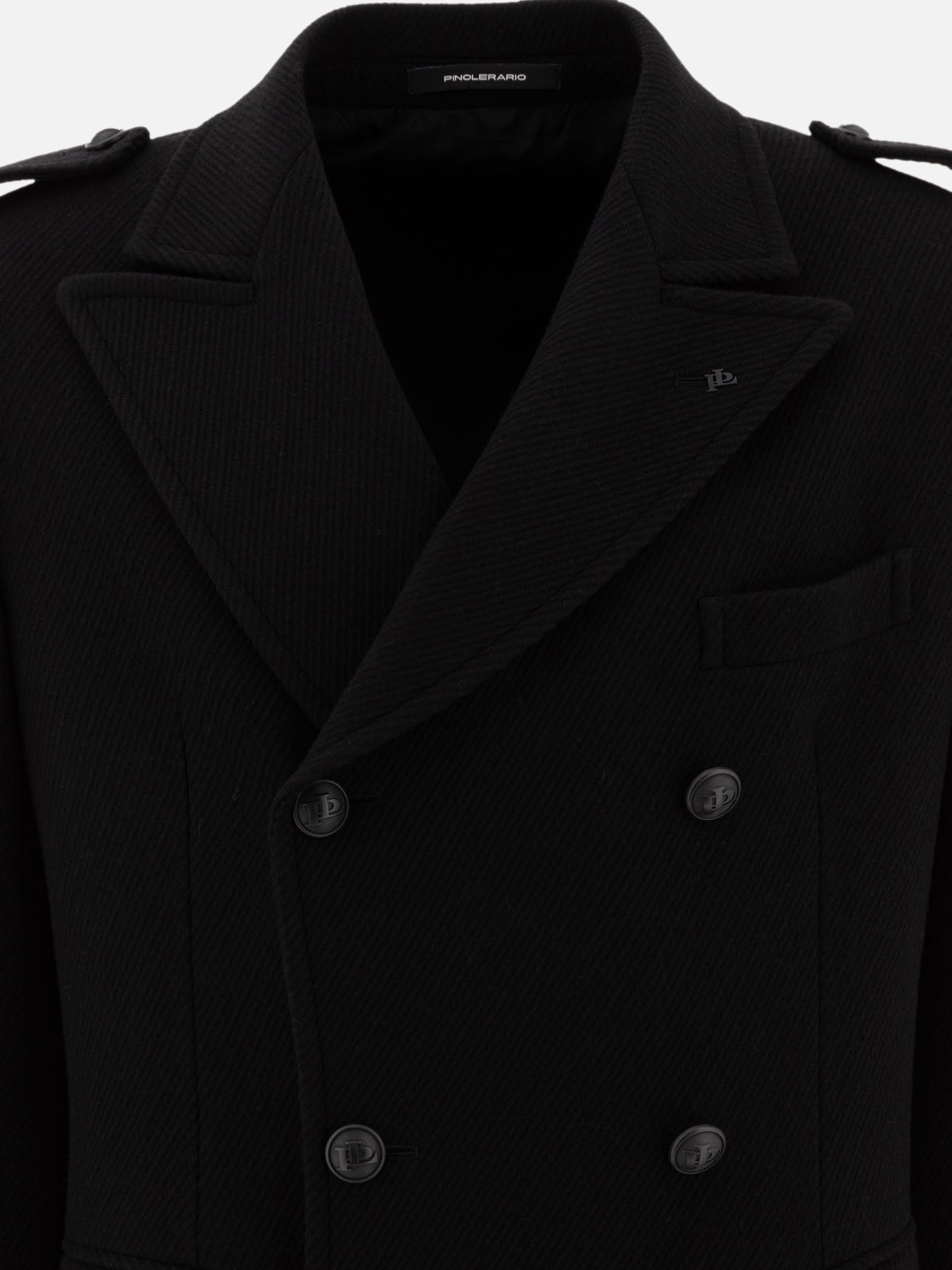 Tagliatore &quot;Otis&quot; coat 13984441_48 Black thumbnail_3