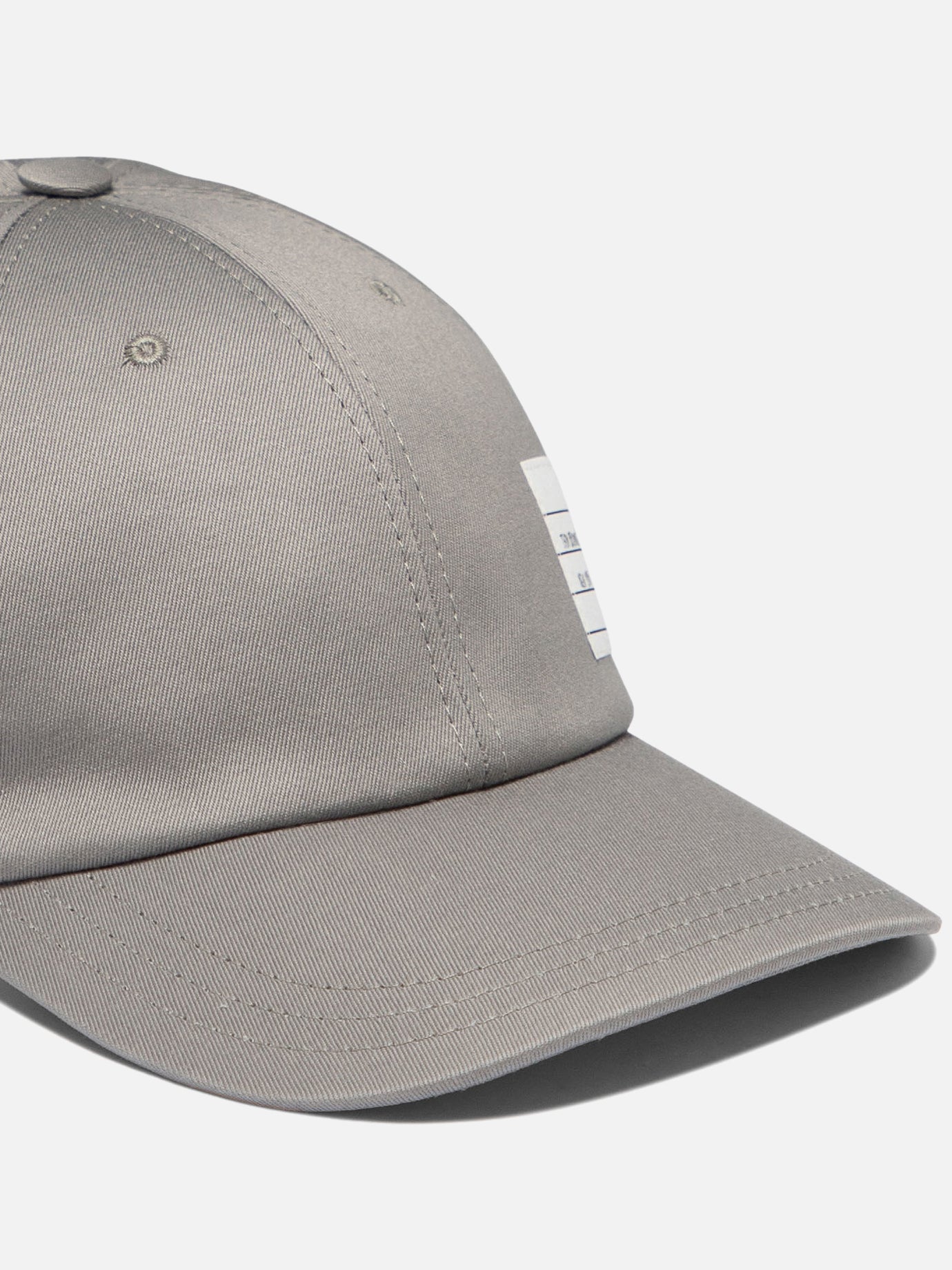 Baseball cap with logo patch