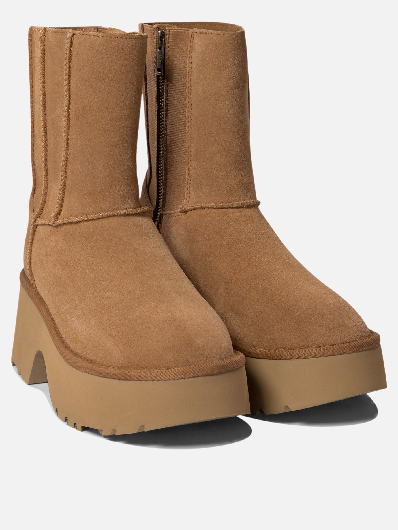 Ugg "Classic Twin Seam New Heights" ankle boots Beige