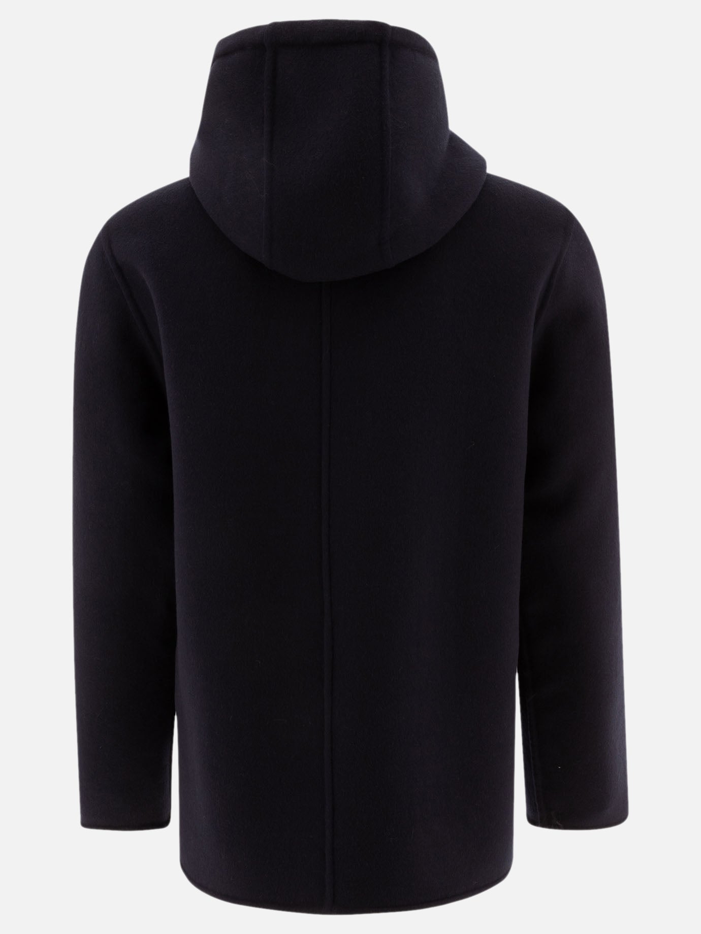 Reversible hoodie-style coat