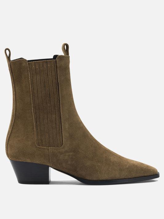 Pull-on boots 100% leather - 70% leather 30% rubber  Brown - Aeyde Women | PLP | VIETTI Online Store 
