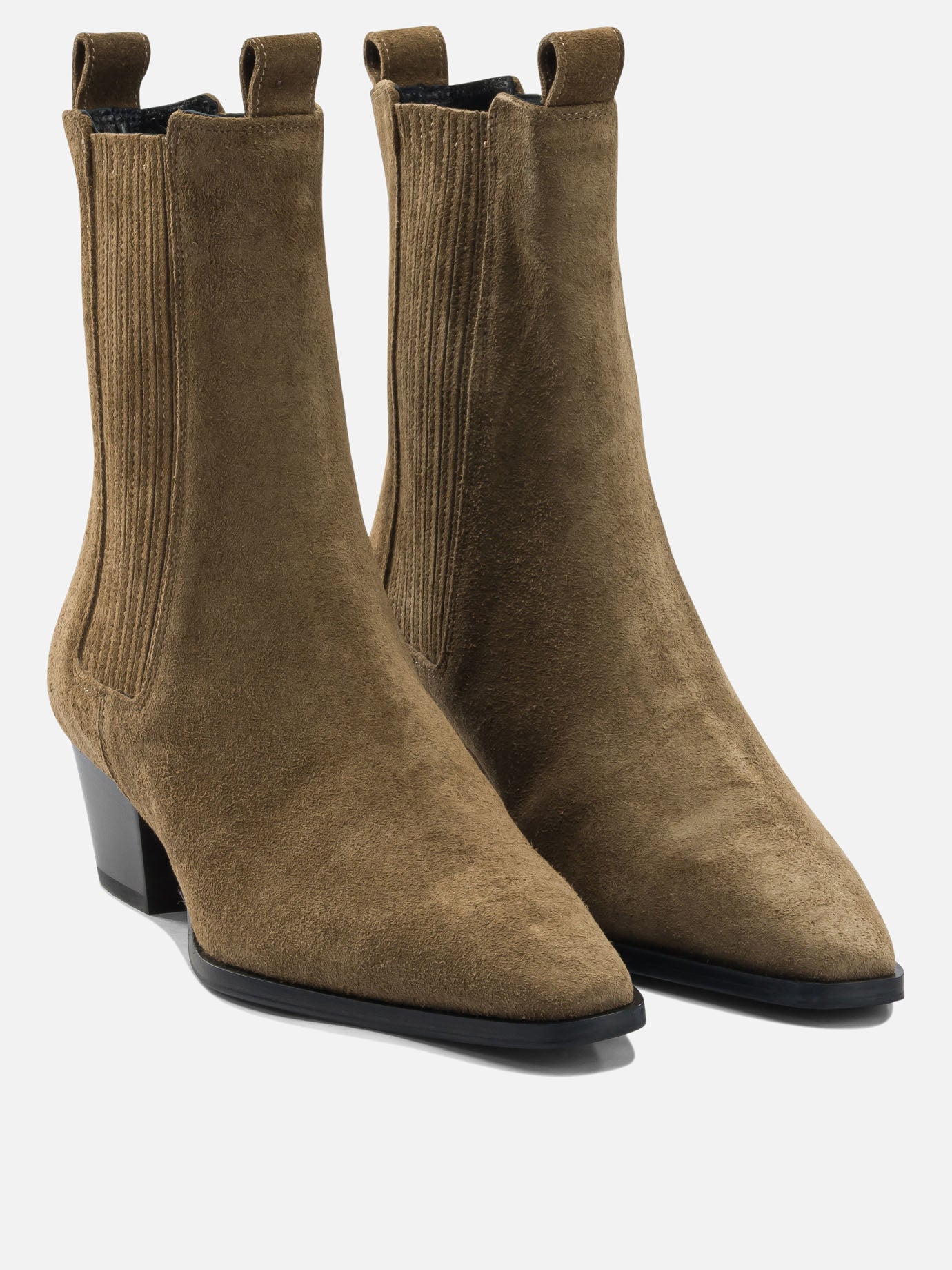 Pull-on boots 100% leather - 70% leather 30% rubber  Brown - Aeyde Women | PDP | VIETTI Online Store | Zoom-Modal_2
