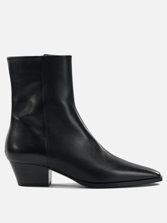 Zipped boots 100% leather - 70% leather 30% rubber  Black - Aeyde Women | PLP | VIETTI Online Store 
