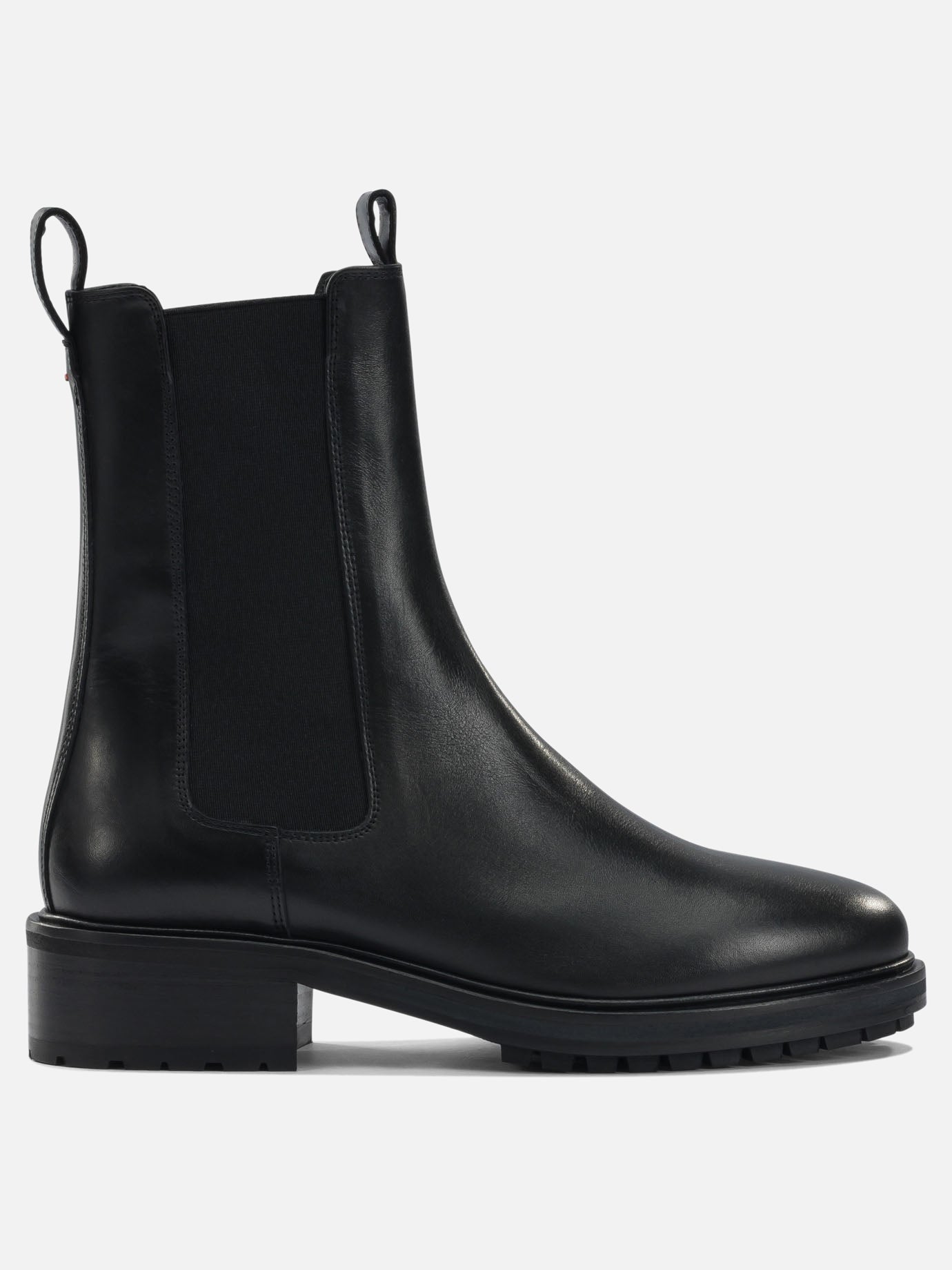 Chelsea boots 100% leather - 100% rubber  Black - Aeyde Women | PDP | VIETTI Online Store | thumbnail