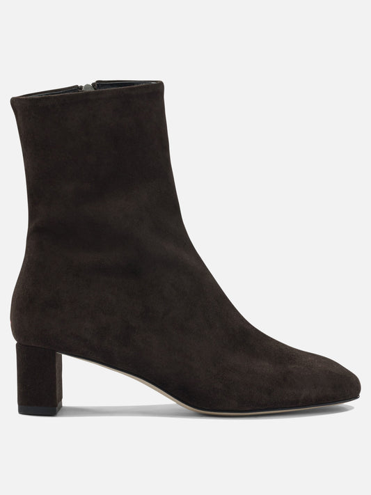 Zipped boots 100% leather - 100% leather  Brown - Aeyde Women | PLP | VIETTI Online Store 

