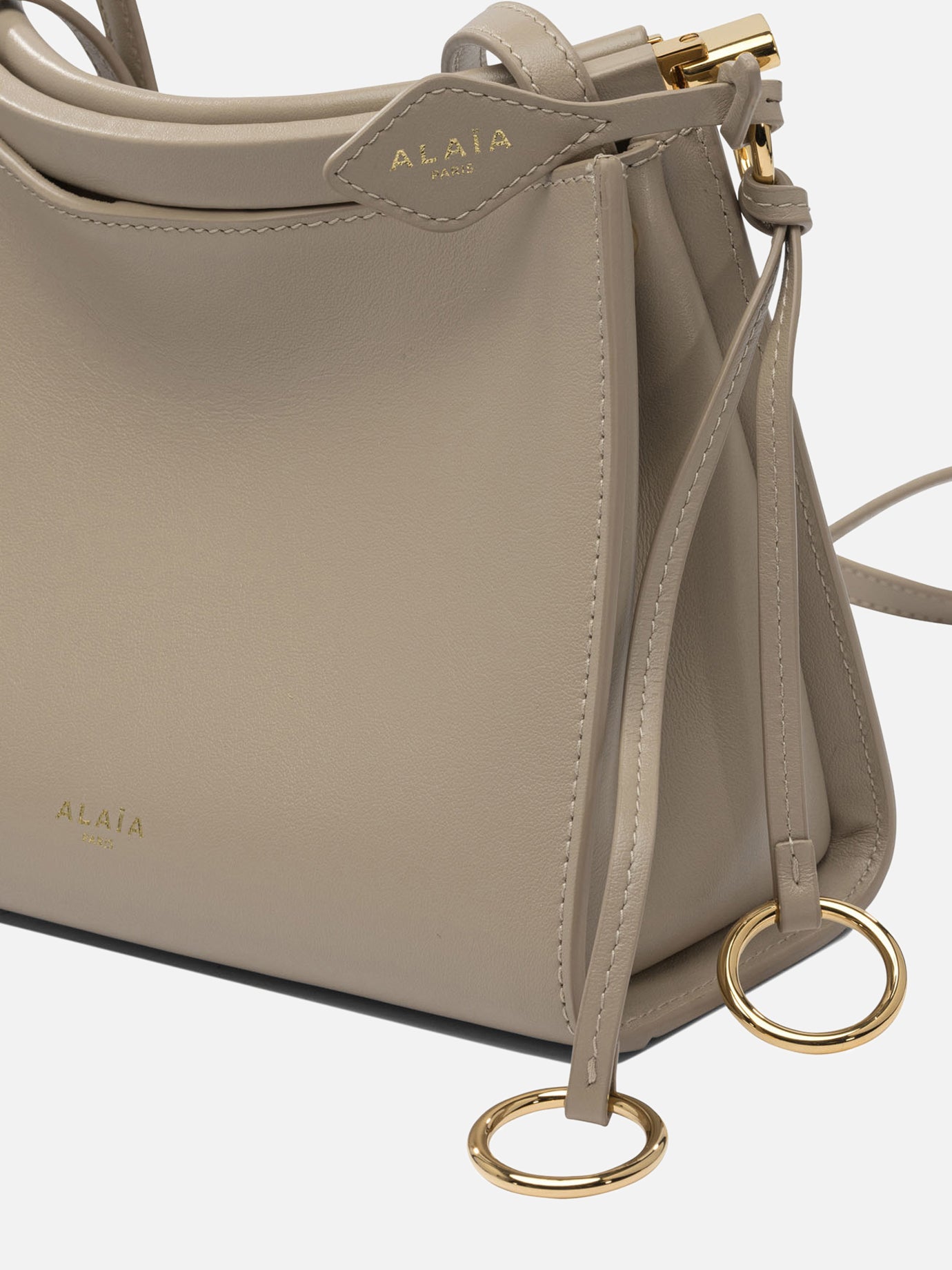 Small bags 100% leather  Grey - Alaïa Women | PDP | VIETTI Online Store | thumbnail_4