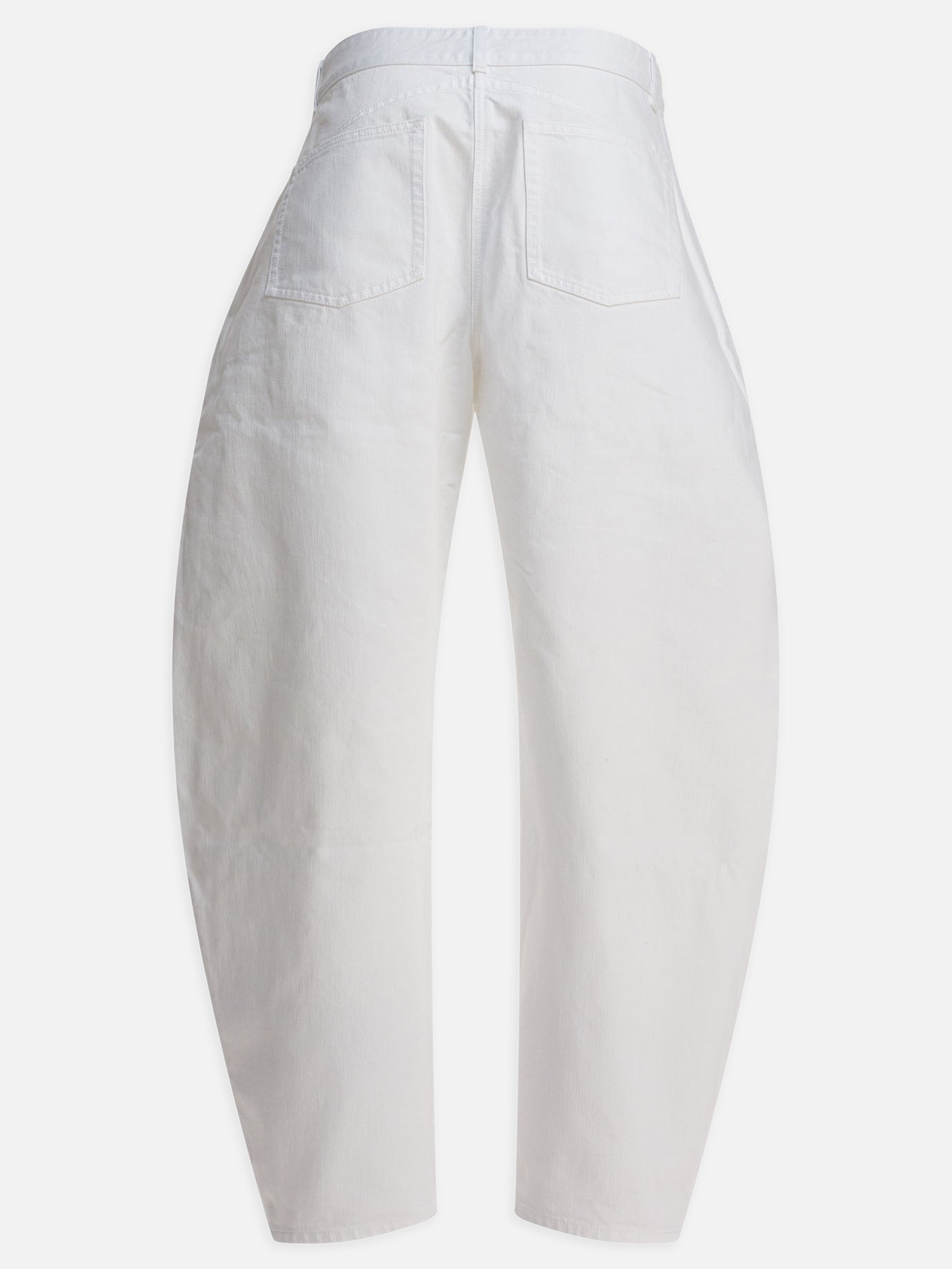Wide-leg jeans Denim  White - Alaïa Women | PDP | VIETTI Online Store | Zoom-Modal_2
