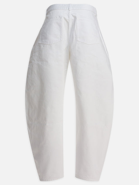 Wide-leg jeans Denim  White - Alaïa Women | PDP | VIETTI Online Store | 2
