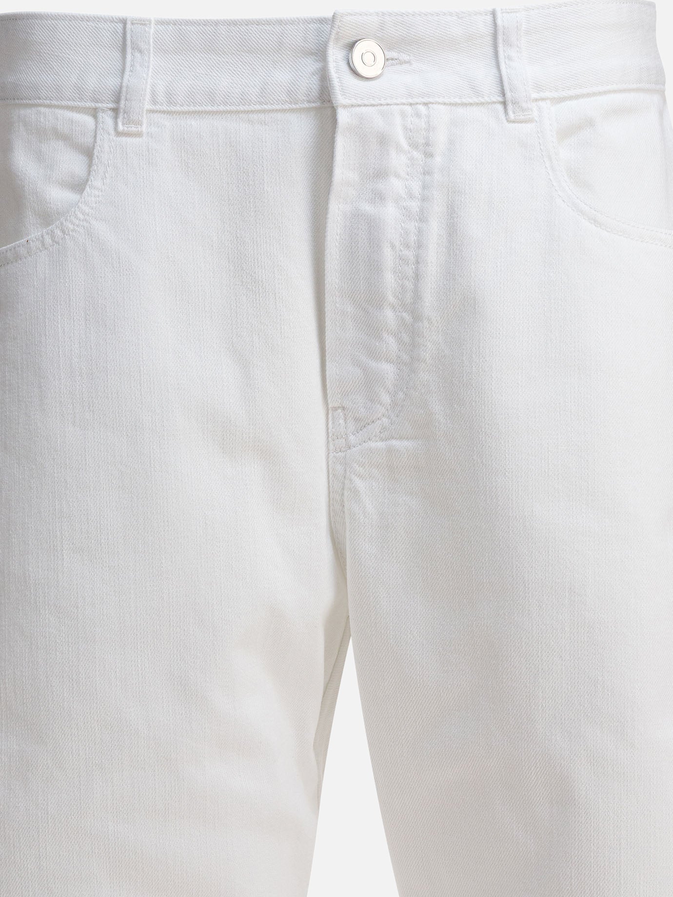 Wide-leg jeans Denim  White - Alaïa Women | PDP | VIETTI Online Store | thumbnail_3