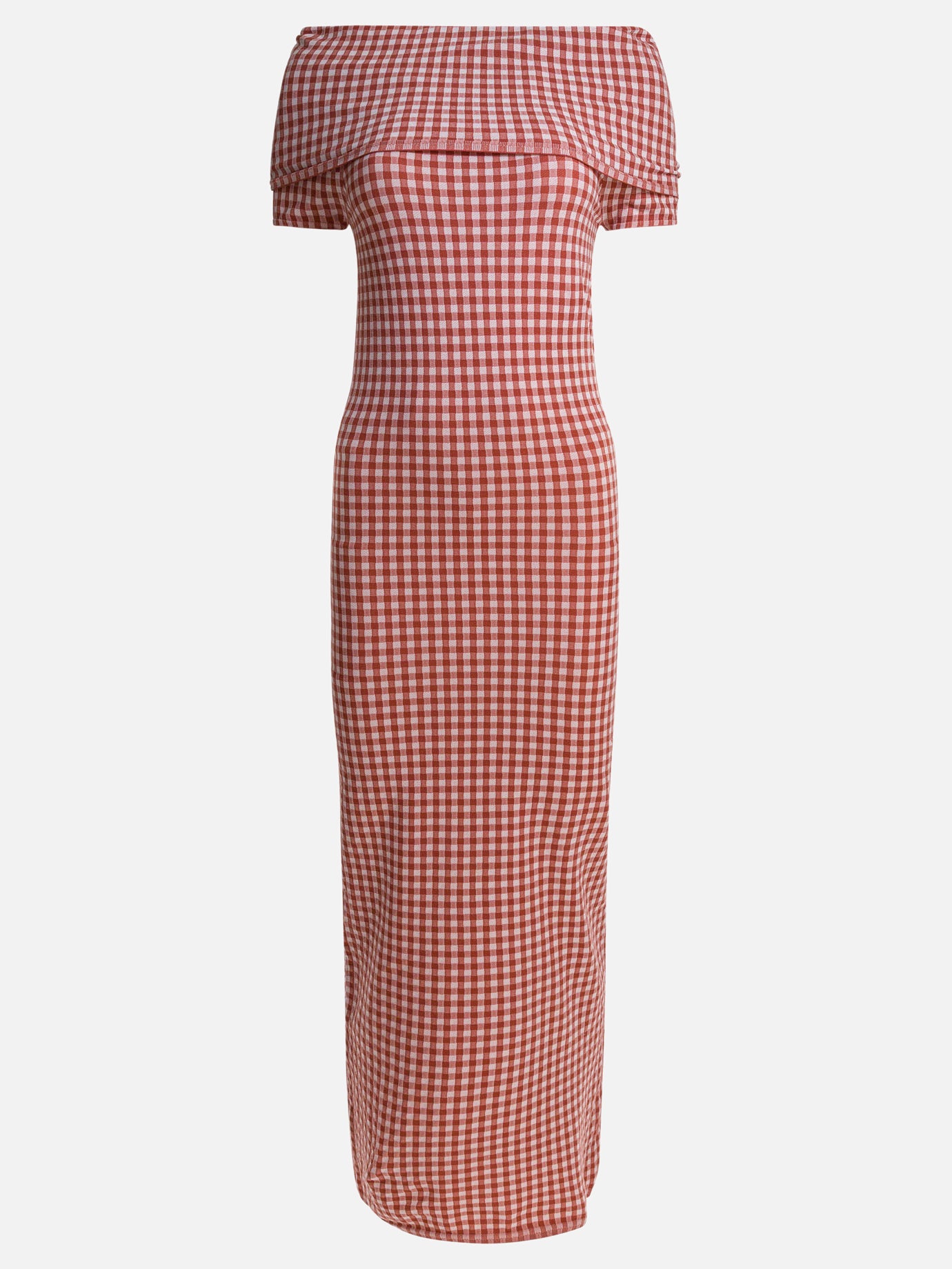 Midi dresses Gingham  Pink - Alaïa Women | PDP | VIETTI Online Store | thumbnail