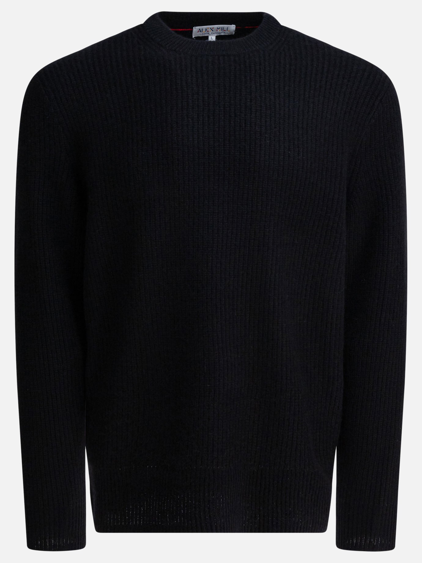 Crewneck sweaters Solid colour  Black - Alex Mill Men | PDP | VIETTI Online Store | Zoom-Modal
