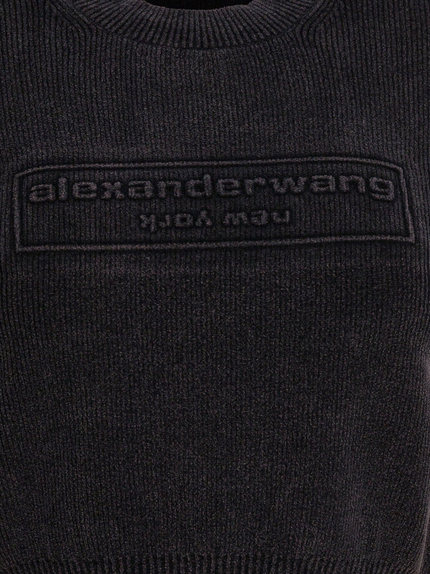 Crewneck t-shirts Logo  Black - Alexander Wang Women | PDP | VIETTI Online Store | thumbnail_3