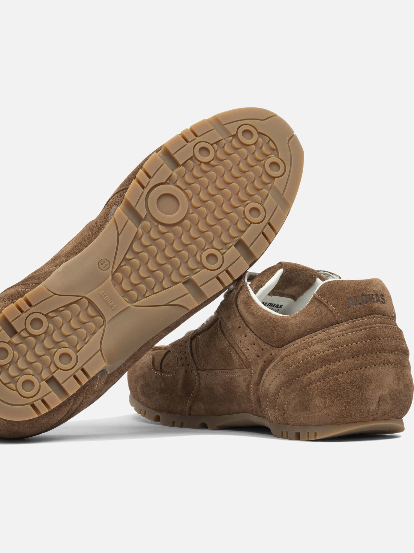 Low top sneakers 100% cow leather - 100% rubber  Brown - Alohas Men | PDP | VIETTI Online Store | thumbnail_5