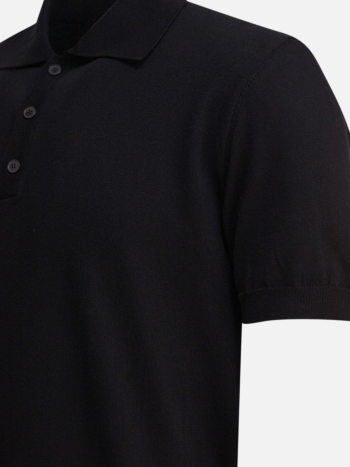 Polo shirts with buttons Solid colour  Black - Altum Men | PDP | VIETTI Online Store | thumbnail_4