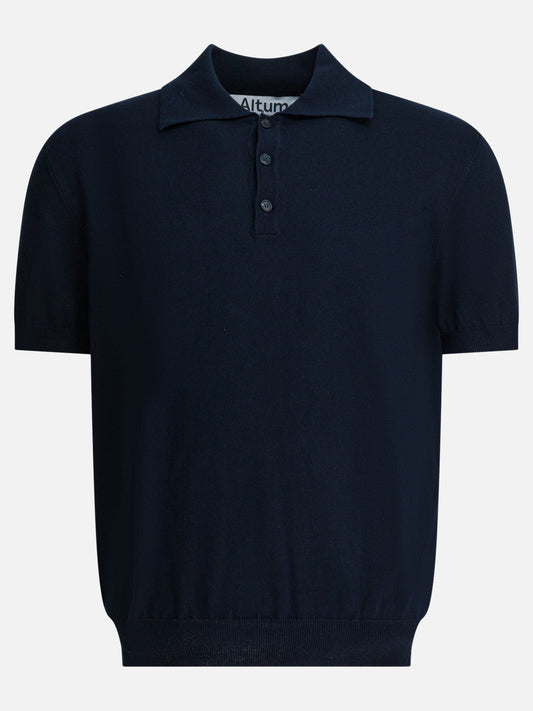 Polo shirts with buttons Solid colour  Blue - Altum Men | PLP | VIETTI Online Store 

