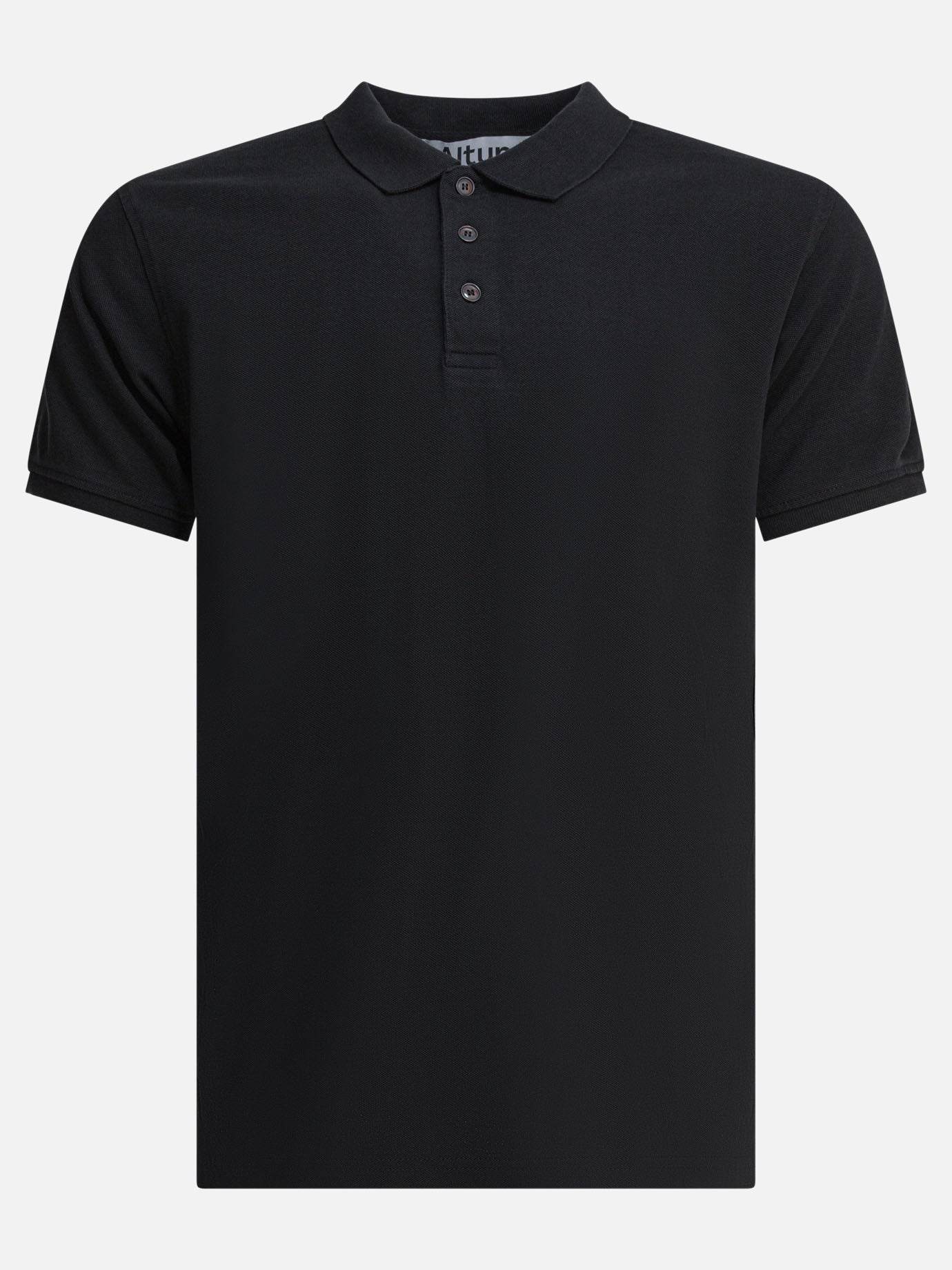 Polo shirts with buttons Solid colour  Black - Altum Men | PDP | VIETTI Online Store | Zoom-Modal

