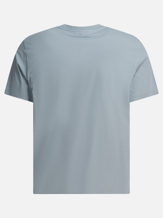 Crewneck t-shirts Logo  Light blue - Ami Paris Men | PDP | VIETTI Online Store | 2
