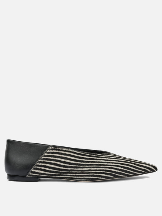 Classic ballet flats 100% calf leather - 100% leather  Black - Ammb Milano Women | PDP | VIETTI Online Store 
