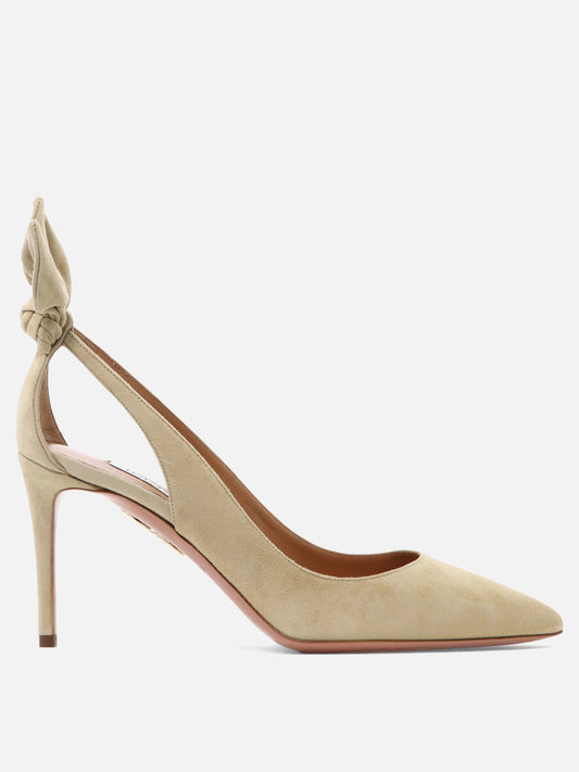 Pumps 100% suede - 100% leather  Beige - Aquazzura Women | VIETTI Online Store 
