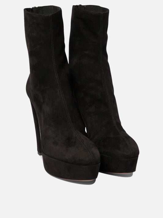 Zipped boots 100% kid suede leather - 100% calf leather  Black - Aquazzura Women | VIETTI Online Store | 2
