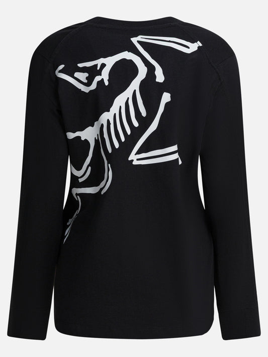 Crewneck t-shirts Logo  Black - Arc'teryx Women | PDP | VIETTI Online Store | 2
