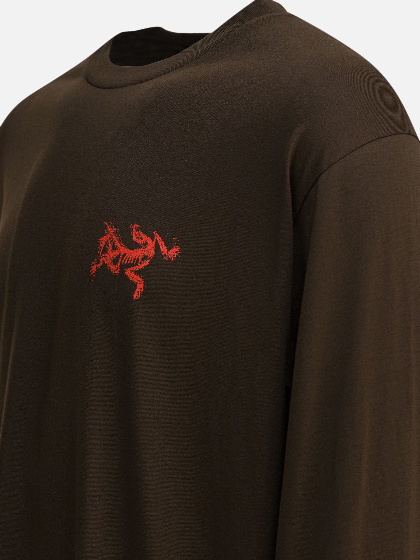 Crewneck t-shirts Logo  Brown - Arc'teryx Men | PDP | VIETTI Online Store | Zoom-Modal_4
