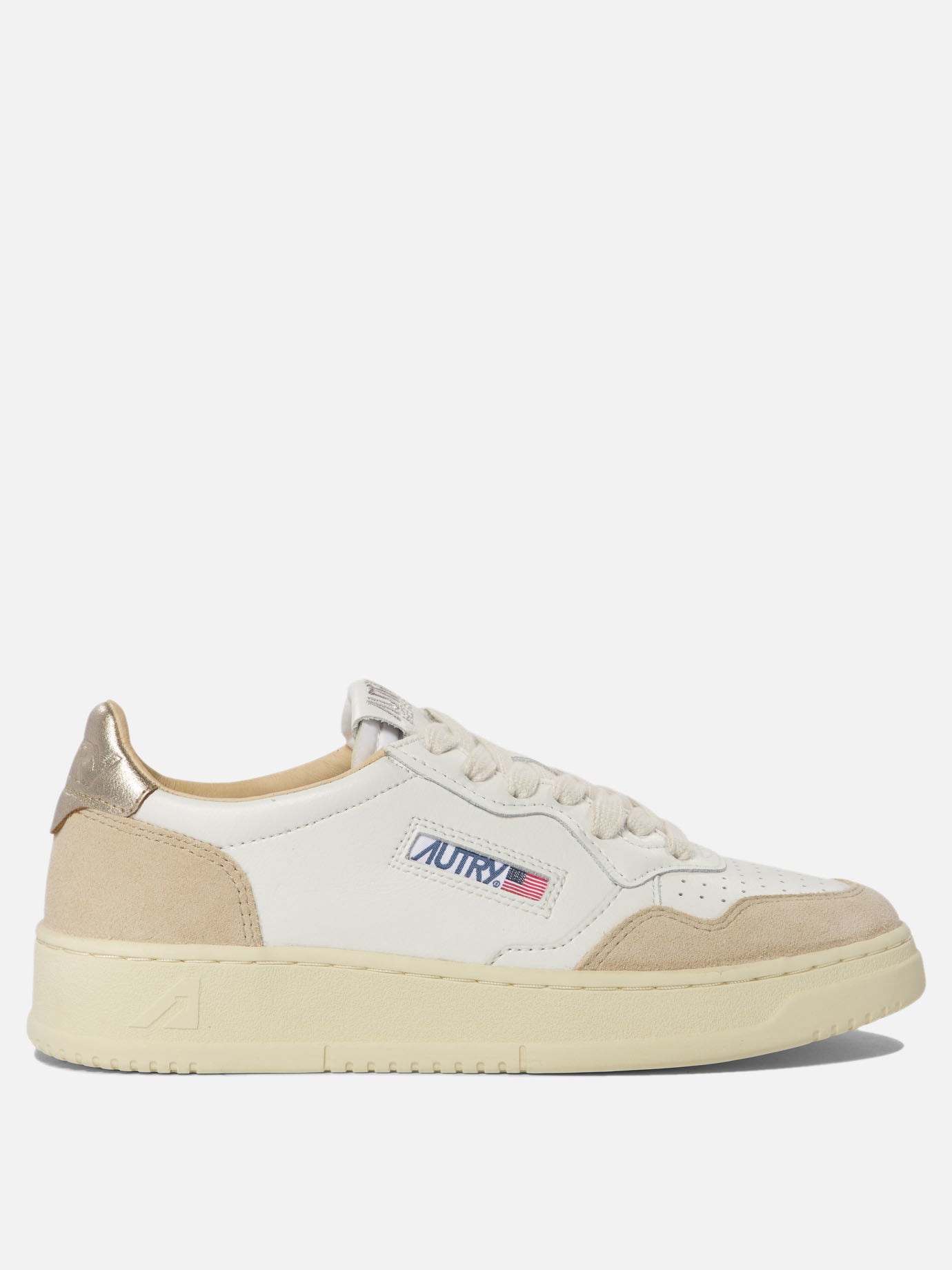 Low top sneakers 100% cow leather - 100% rubber  White - Autry Women | PDP | VIETTI Online Store | thumbnail