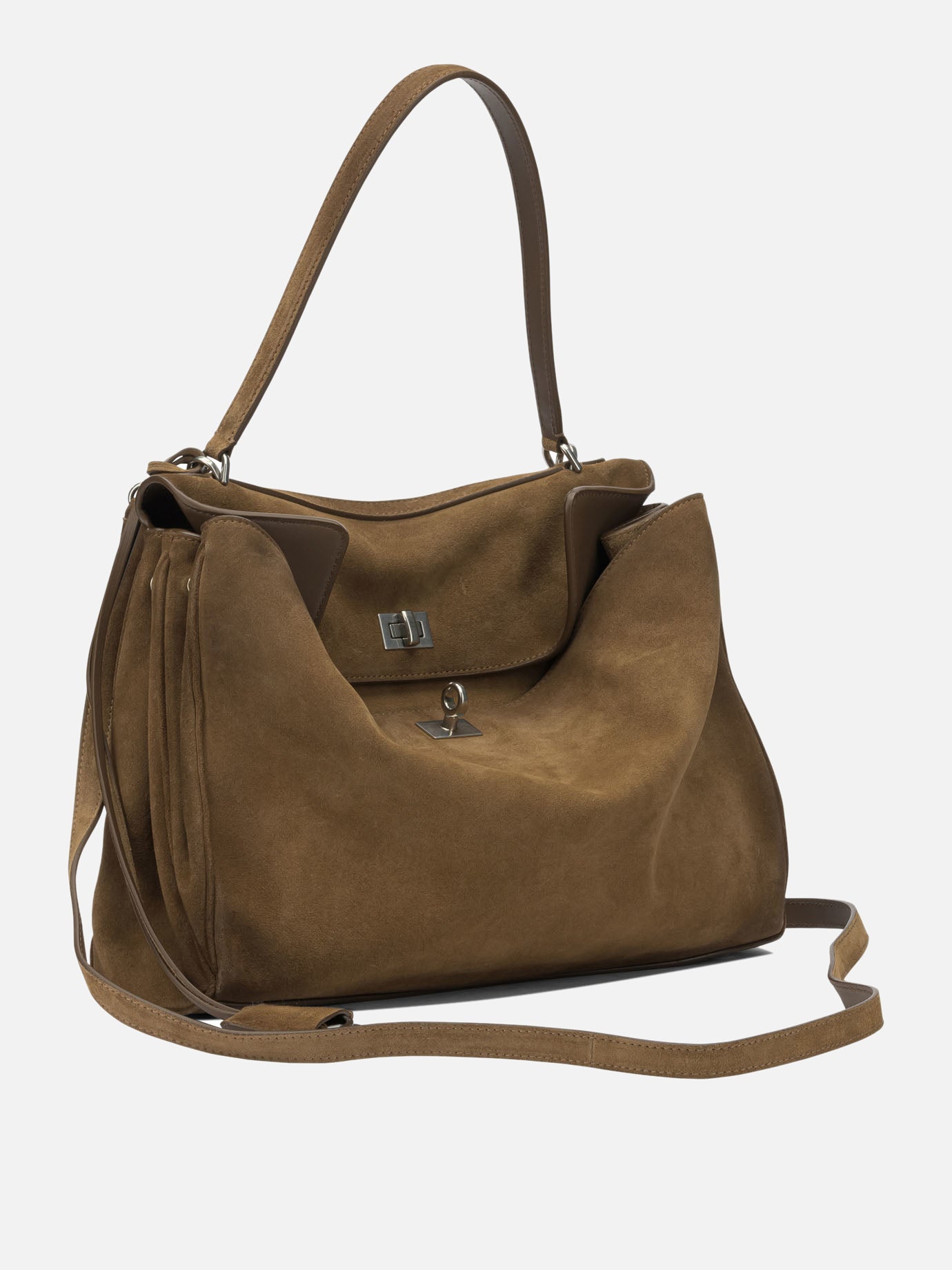 Medium bags Solid colour  Brown - Balenciaga Women | PDP | VIETTI Online Store | Zoom-Modal_2
