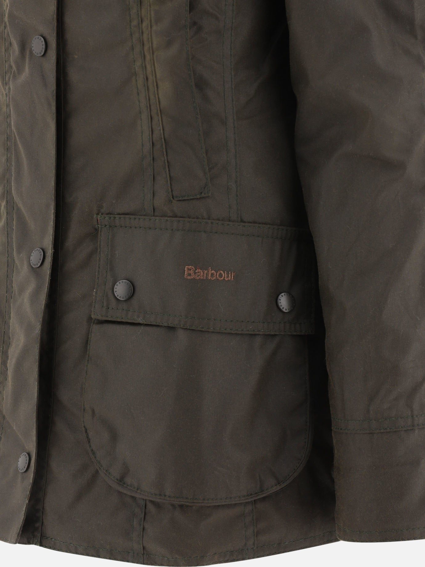 Quilted & Utility Jackets Solid colour  Green - Barbour Women | PDP | VIETTI Online Store | thumbnail_4
