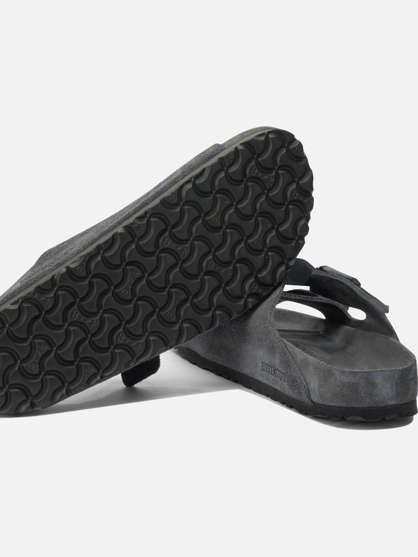 Flat sandals 100% leather - 100% rubber  Grey - Birkenstock Men | PDP | VIETTI Online Store | thumbnail_5