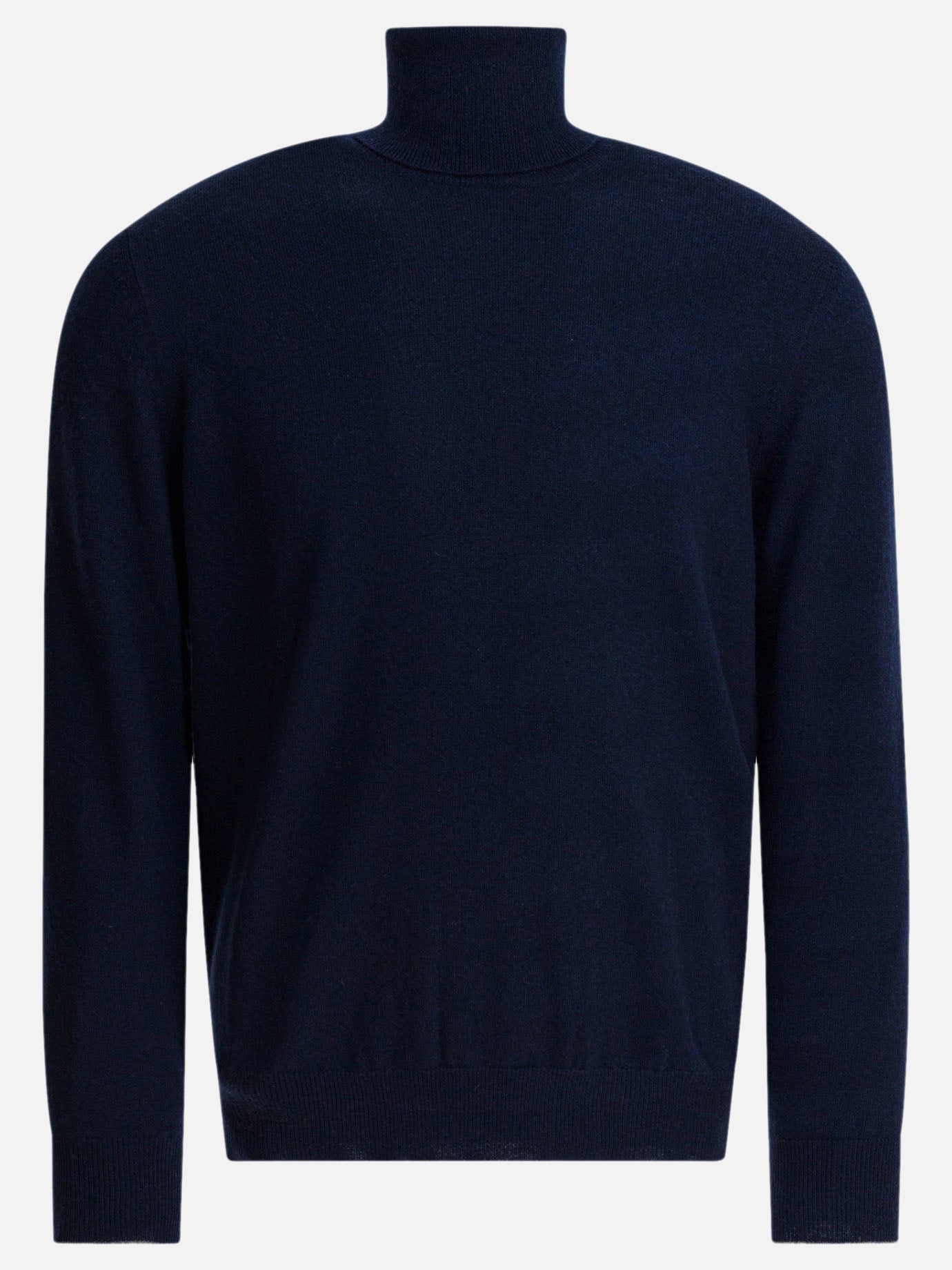 Turtleneck sweaters Solid colour  Blue - Brunello Cucinelli Men | PDP | VIETTI Online Store | thumbnail