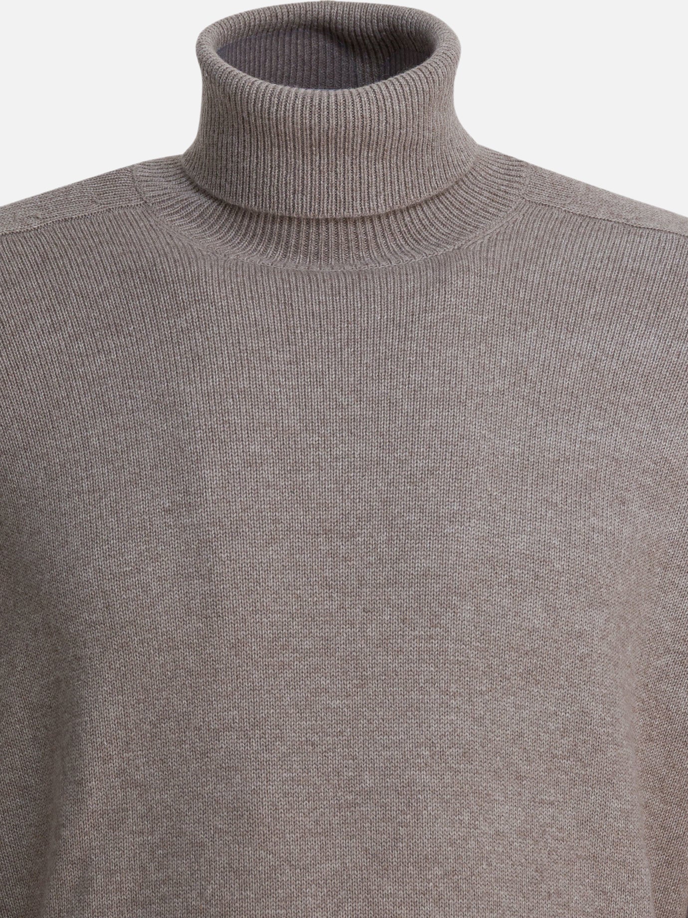 Turtleneck sweaters Solid colour  Beige - Brunello Cucinelli Men | PDP | VIETTI Online Store | thumbnail_3