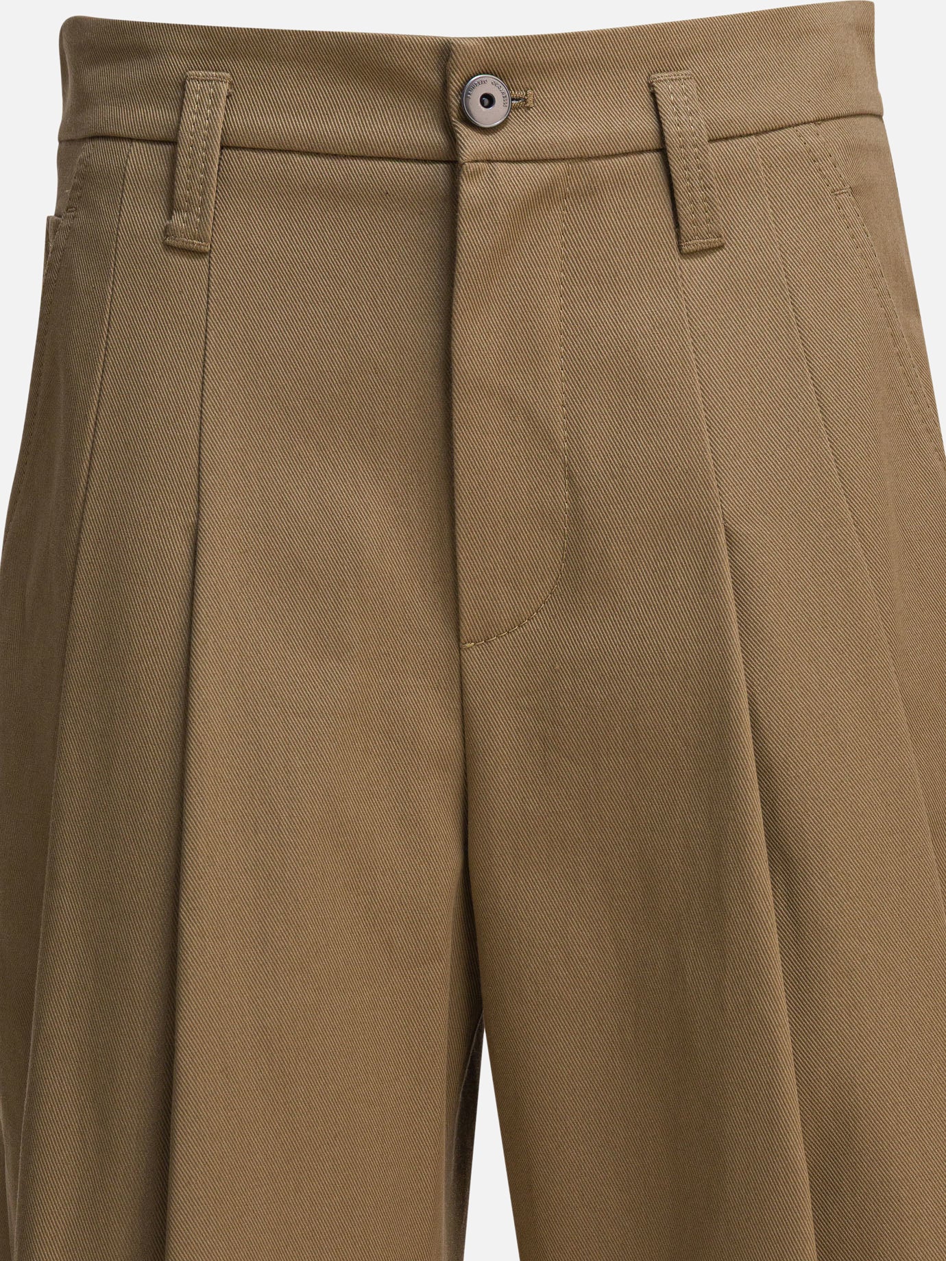 Leisure trousers Solid colour  Brown - Brunello Cucinelli Women | PDP | VIETTI Online Store | thumbnail_3