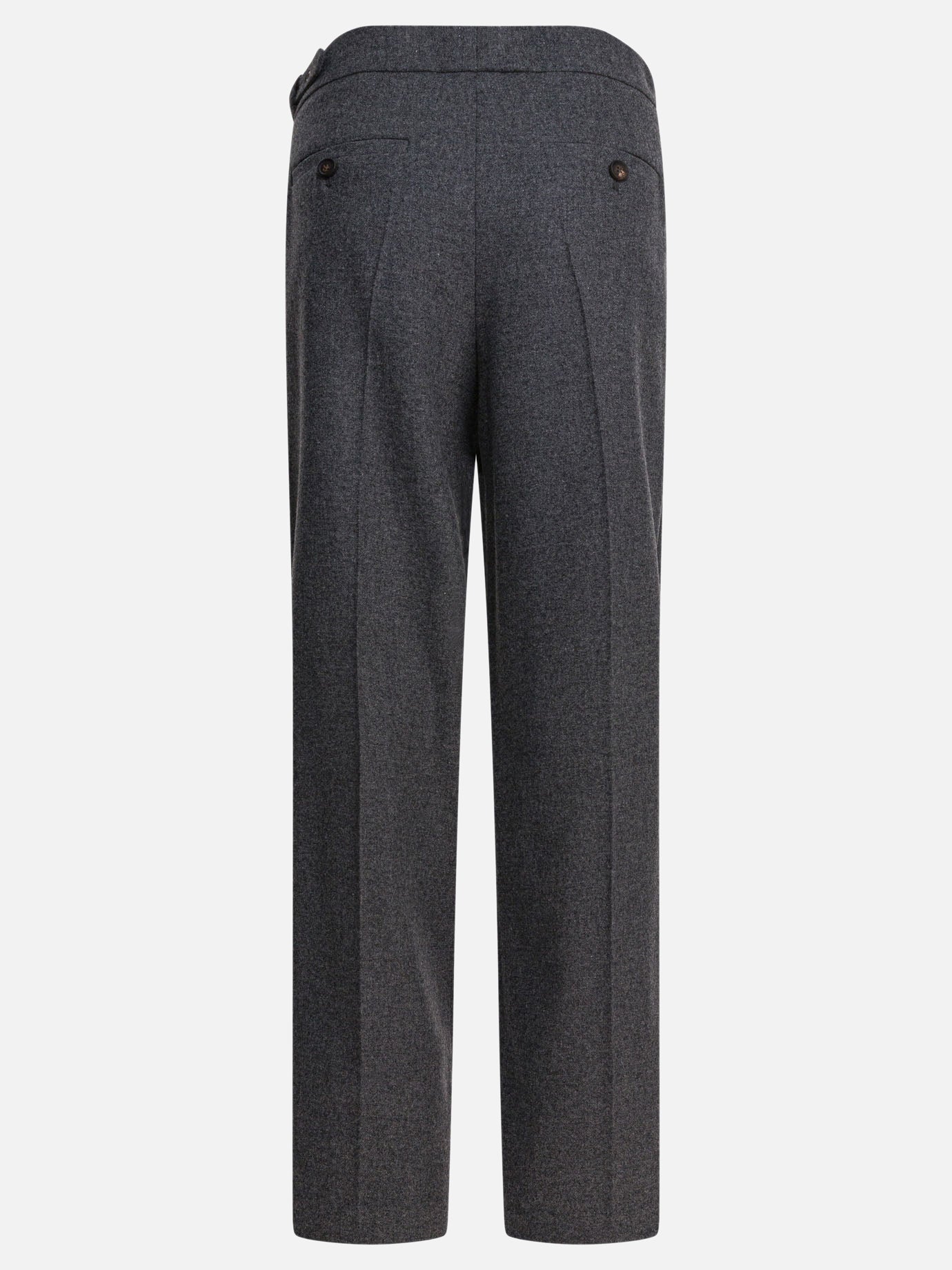 Leisure trousers Pinstriped  Grey - Brunello Cucinelli Women | PDP | VIETTI Online Store | Zoom-Modal_2
