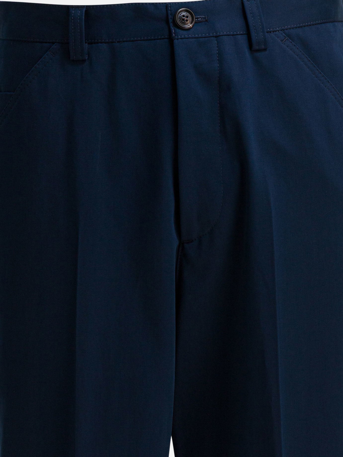 Leisure trousers Solid colour  Blue - Brunello Cucinelli Men | PDP | VIETTI Online Store | thumbnail_3