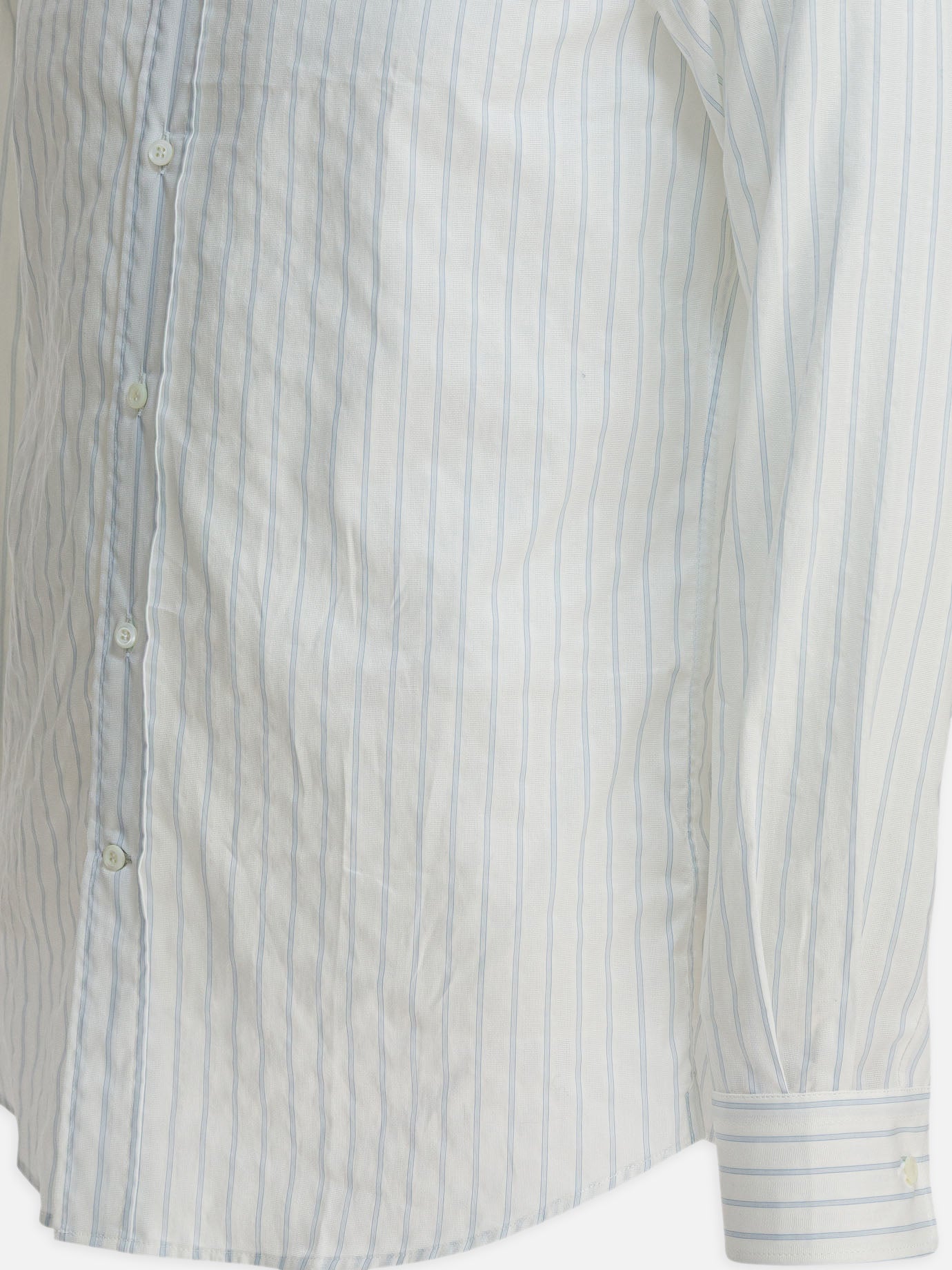 Casual shirts Striped  White - Brunello Cucinelli Men | PDP | VIETTI Online Store | thumbnail_4