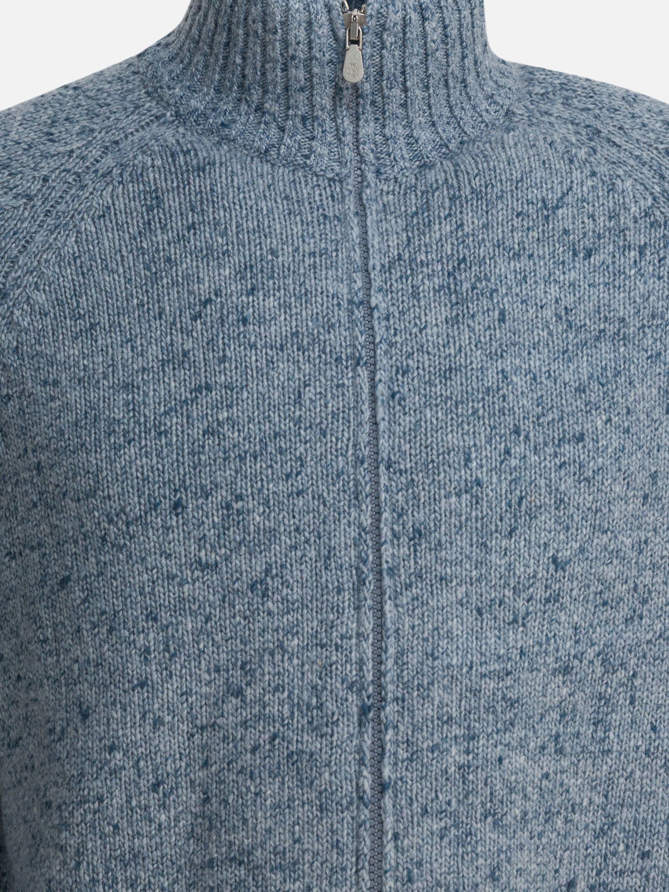 Zipped sweaters Solid colour  Grey - Brunello Cucinelli Men | PDP | VIETTI Online Store | thumbnail_3
