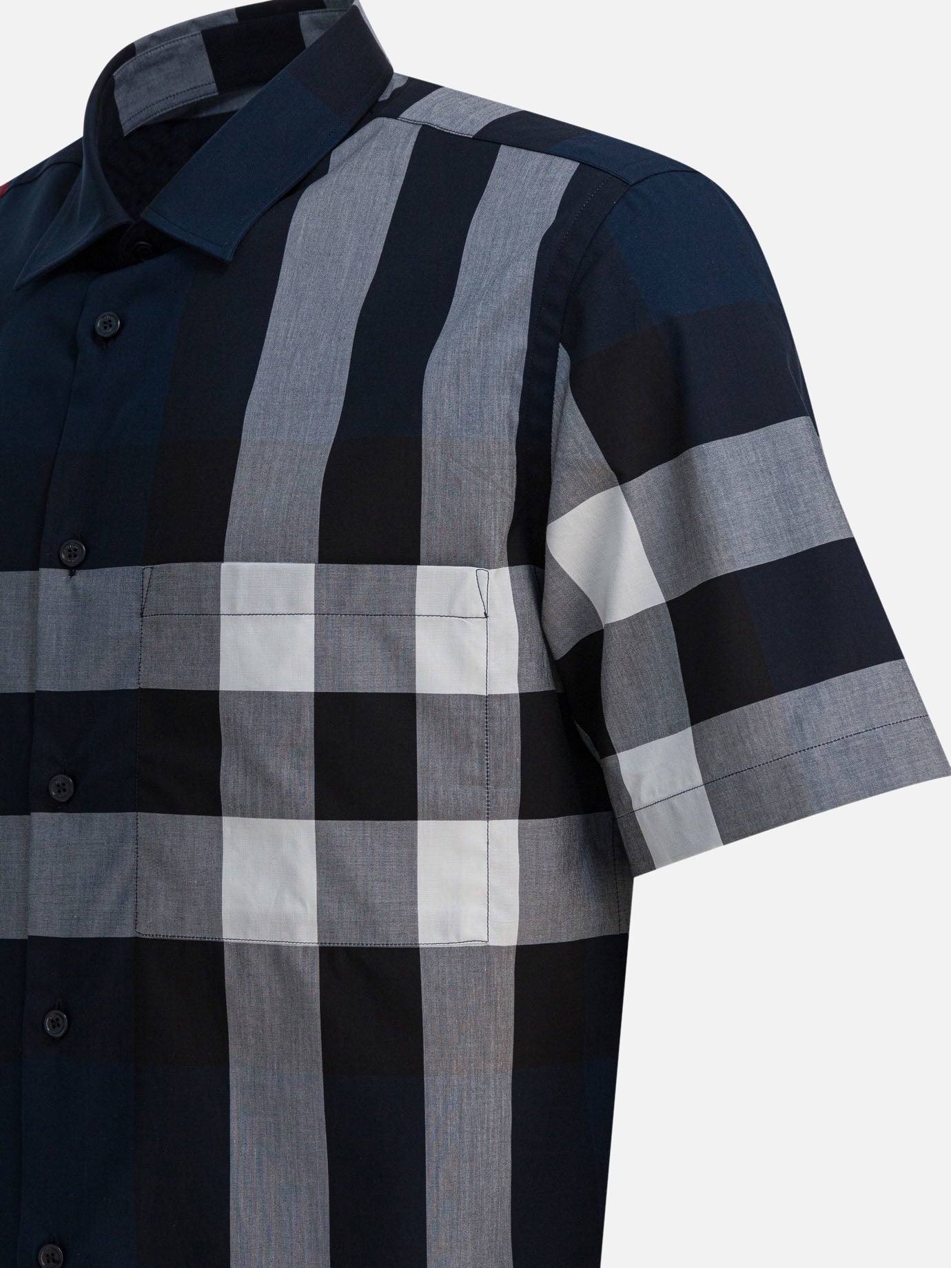 Casual shirts Check  Blue - Burberry Men | PDP | VIETTI Online Store | Zoom-Modal_4
