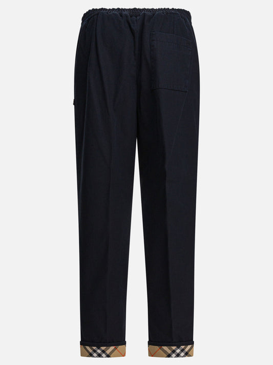 Leisure trousers Solid colour  Black - Burberry Men | PLP | VIETTI Online Store | 2
