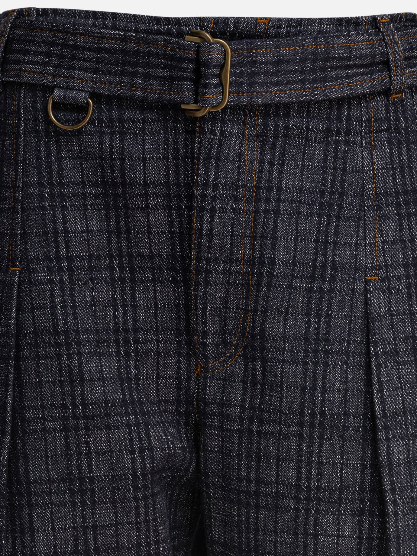 Leisure trousers Check  Blue - Burberry Women | PDP | VIETTI Online Store | thumbnail_3