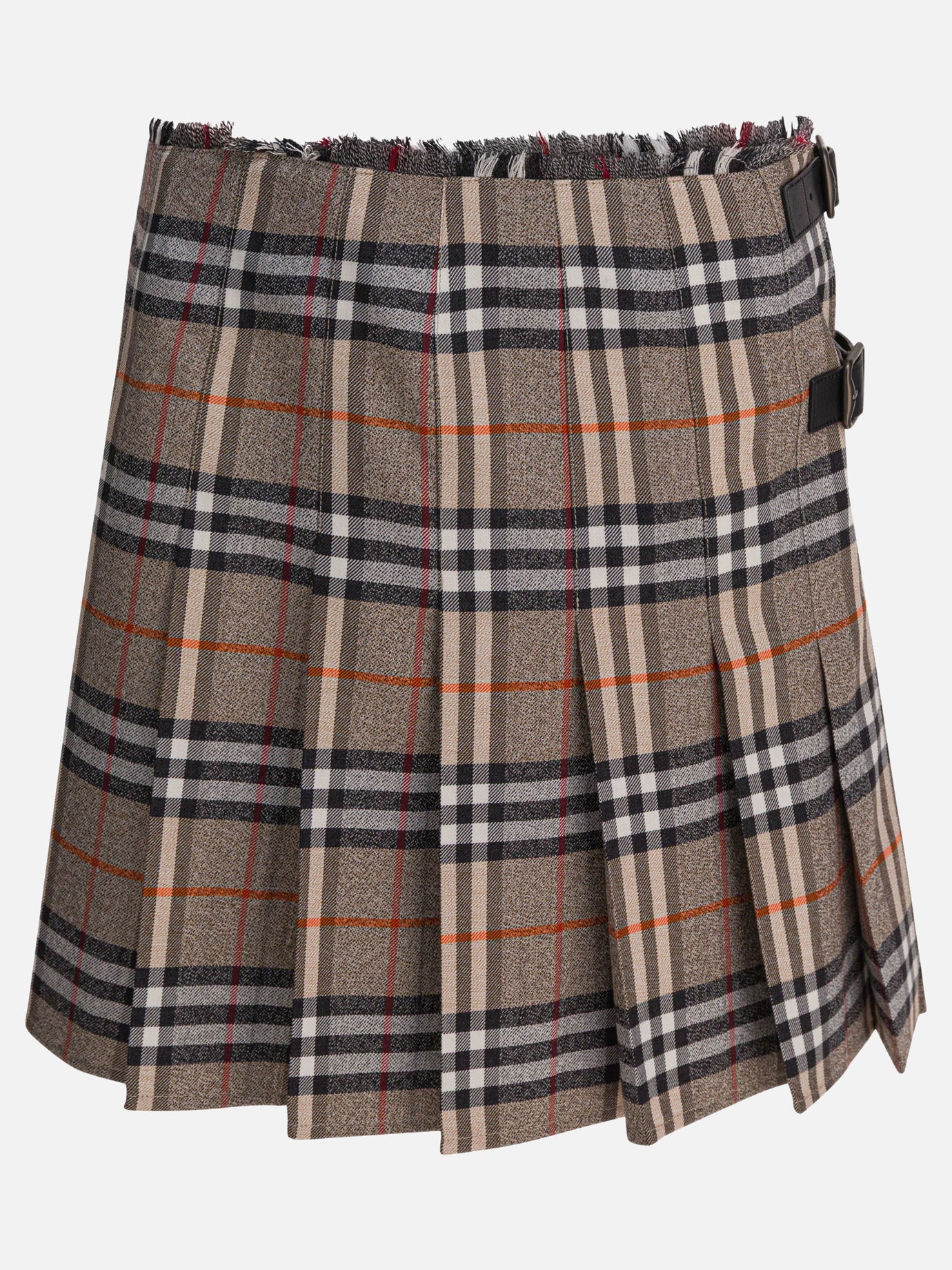 Miniskirts Check  Beige - Burberry Women | PDP | VIETTI Online Store | thumbnail