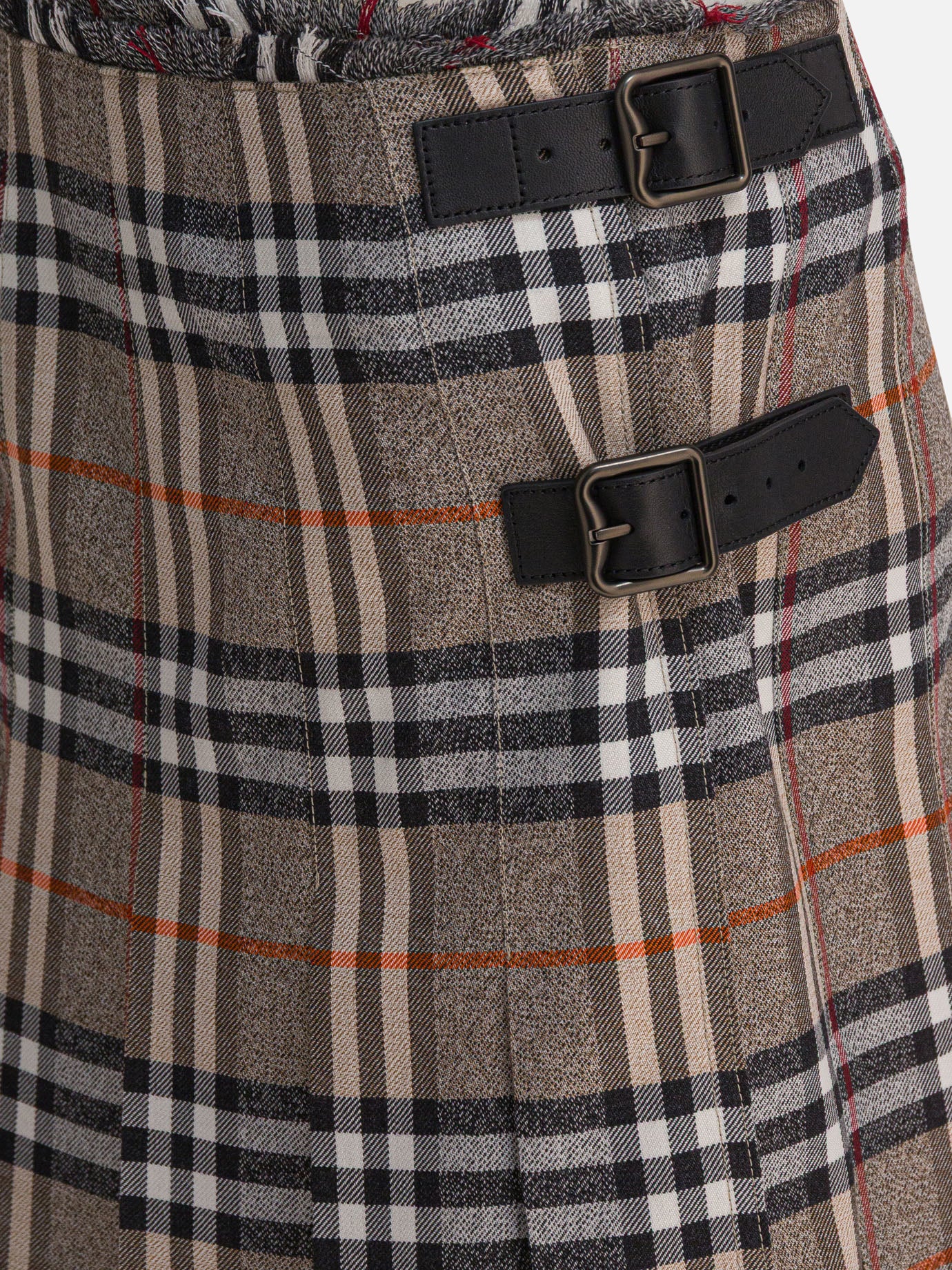 Miniskirts Check  Beige - Burberry Women | PDP | VIETTI Online Store | Zoom-Modal_3
