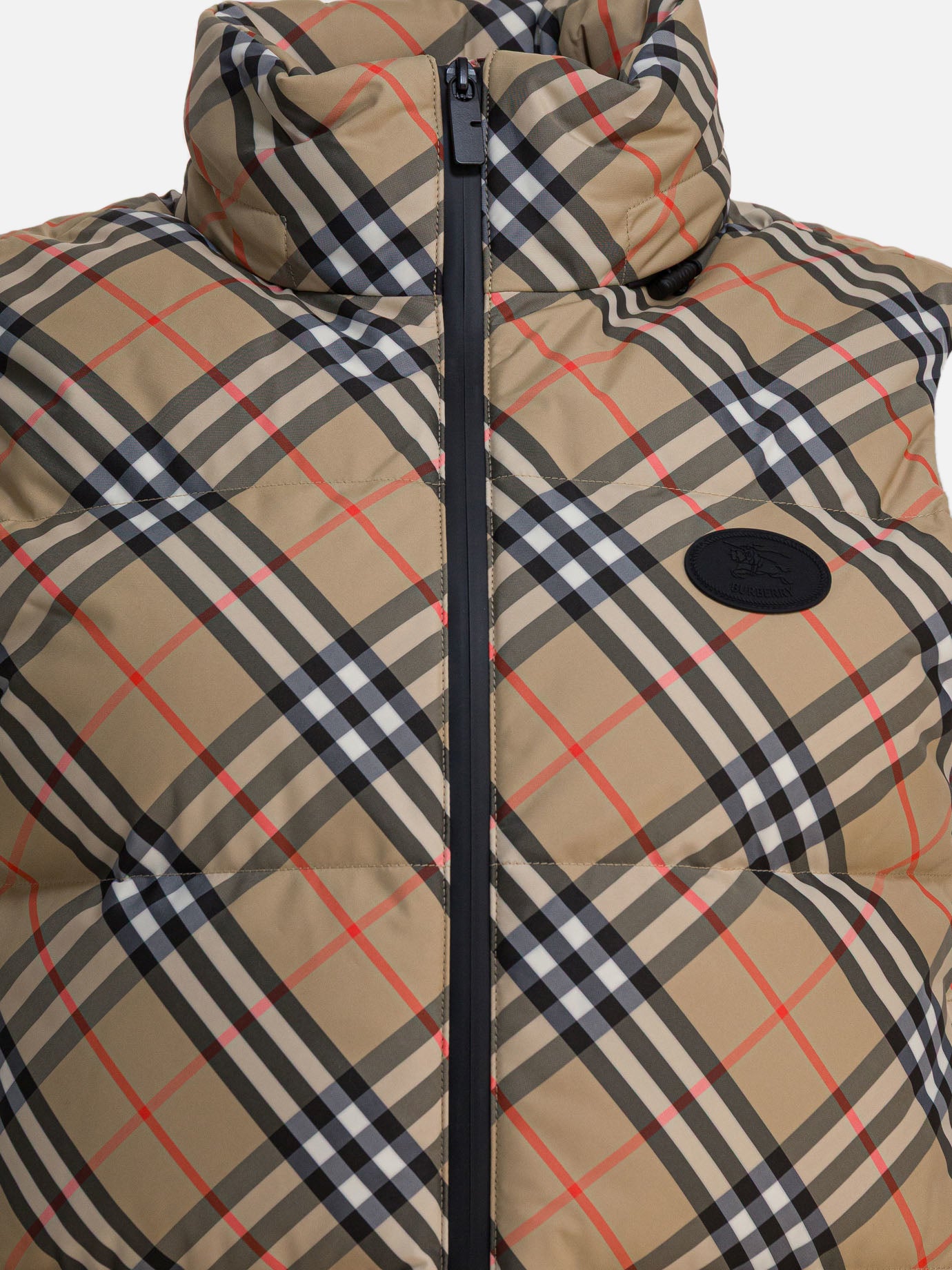 Vest jackets Check  Beige - Burberry Women | PDP | VIETTI Online Store | Zoom-Modal_3
