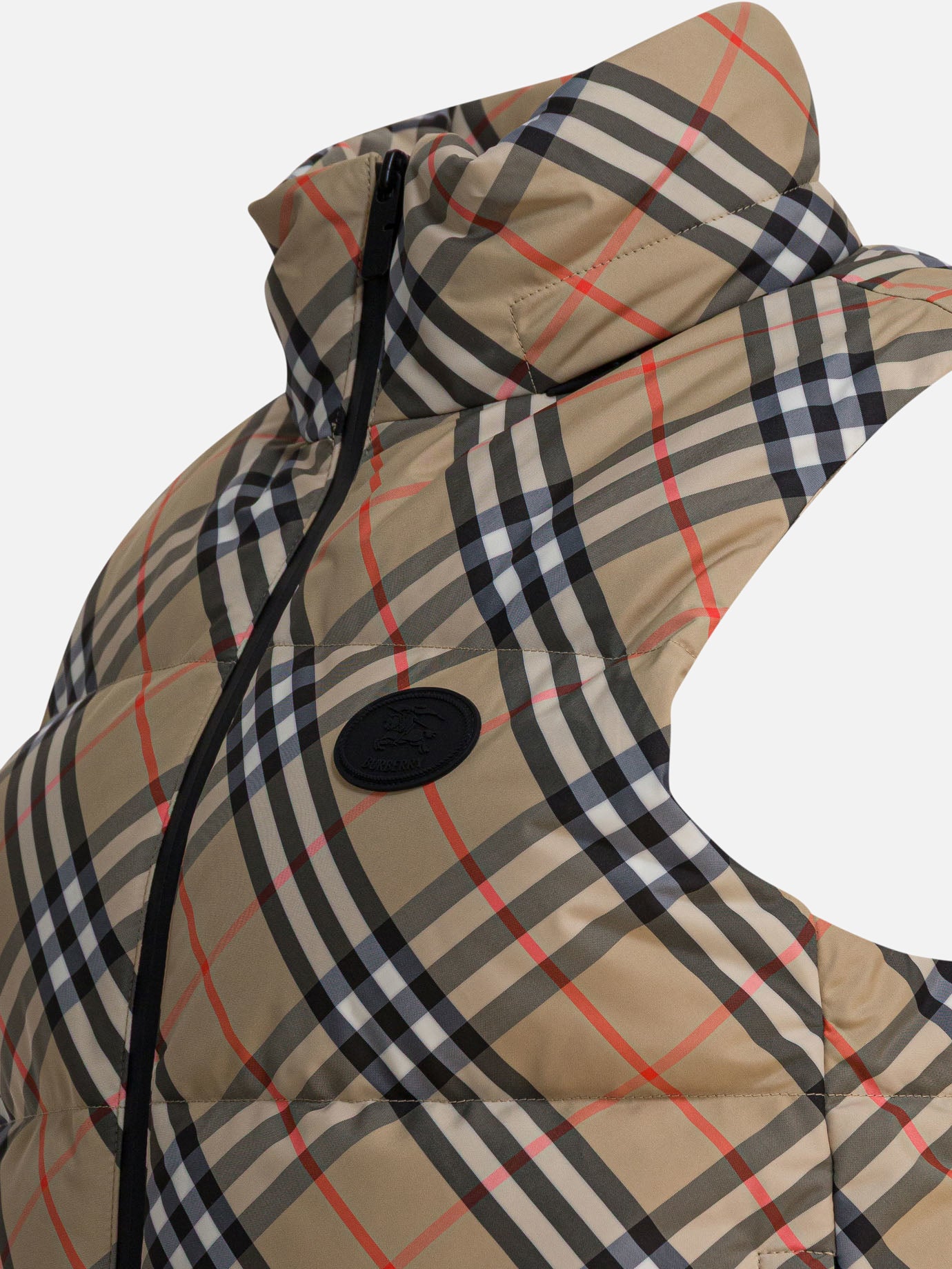 Vest jackets Check  Beige - Burberry Women | PDP | VIETTI Online Store | thumbnail_4