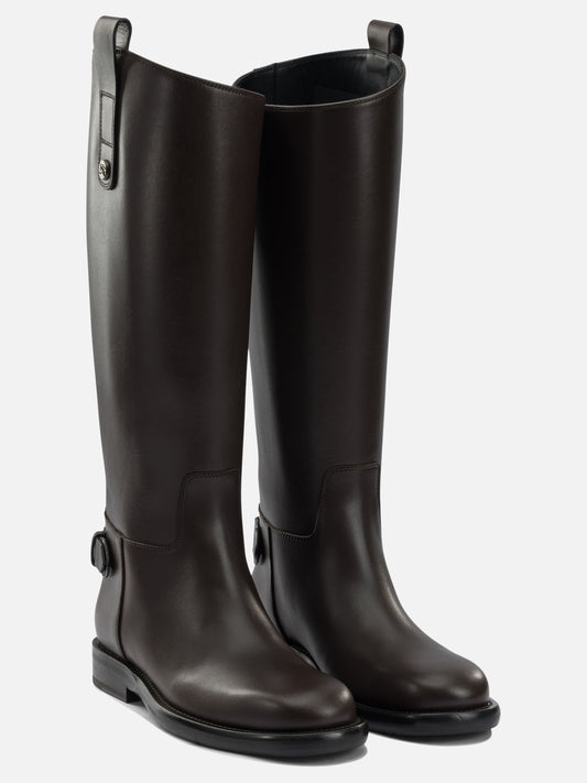Knee-high 100% calf leather - 100% rubber  Brown - Burberry Women | PLP | VIETTI Online Store | 2
