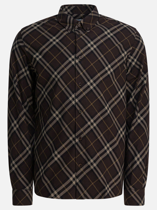 Casual shirts Check  Brown - Burberry Men | PLP | VIETTI Online Store 
