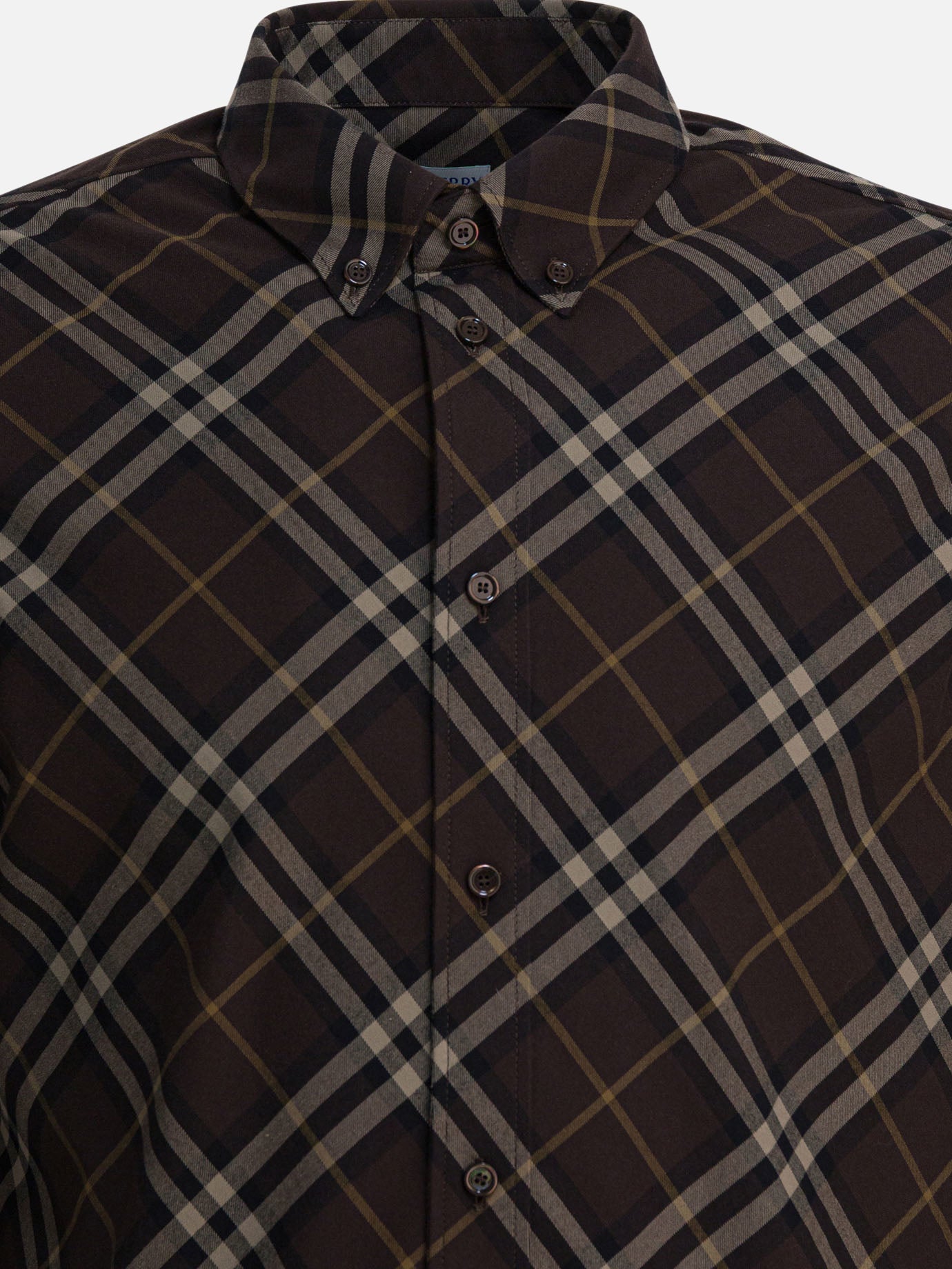 Casual shirts Check  Brown - Burberry Men | PDP | VIETTI Online Store | thumbnail_3