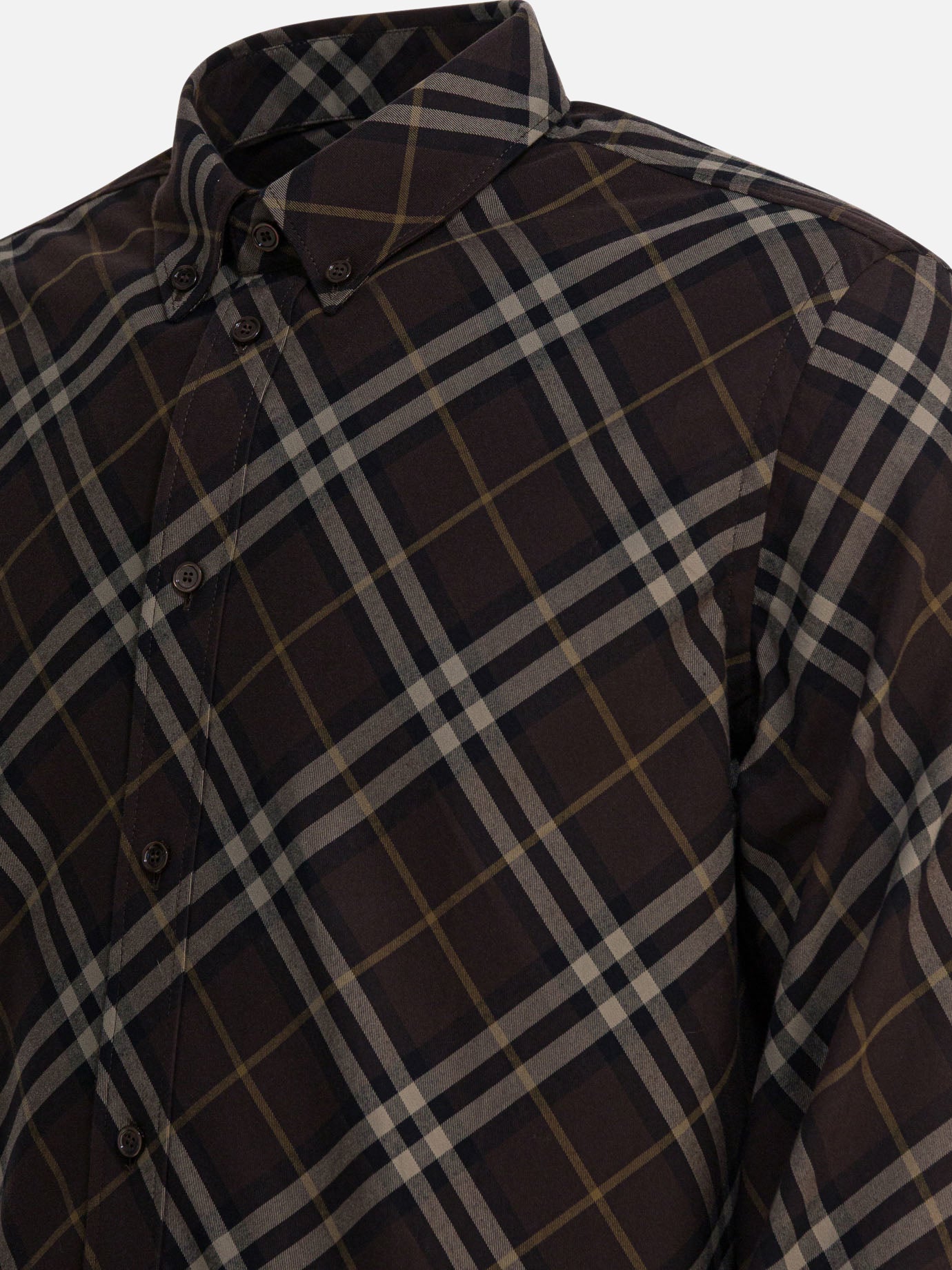 Casual shirts Check  Brown - Burberry Men | PDP | VIETTI Online Store | Zoom-Modal_4
